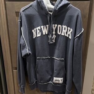 New York Yankee Navy Hoodie